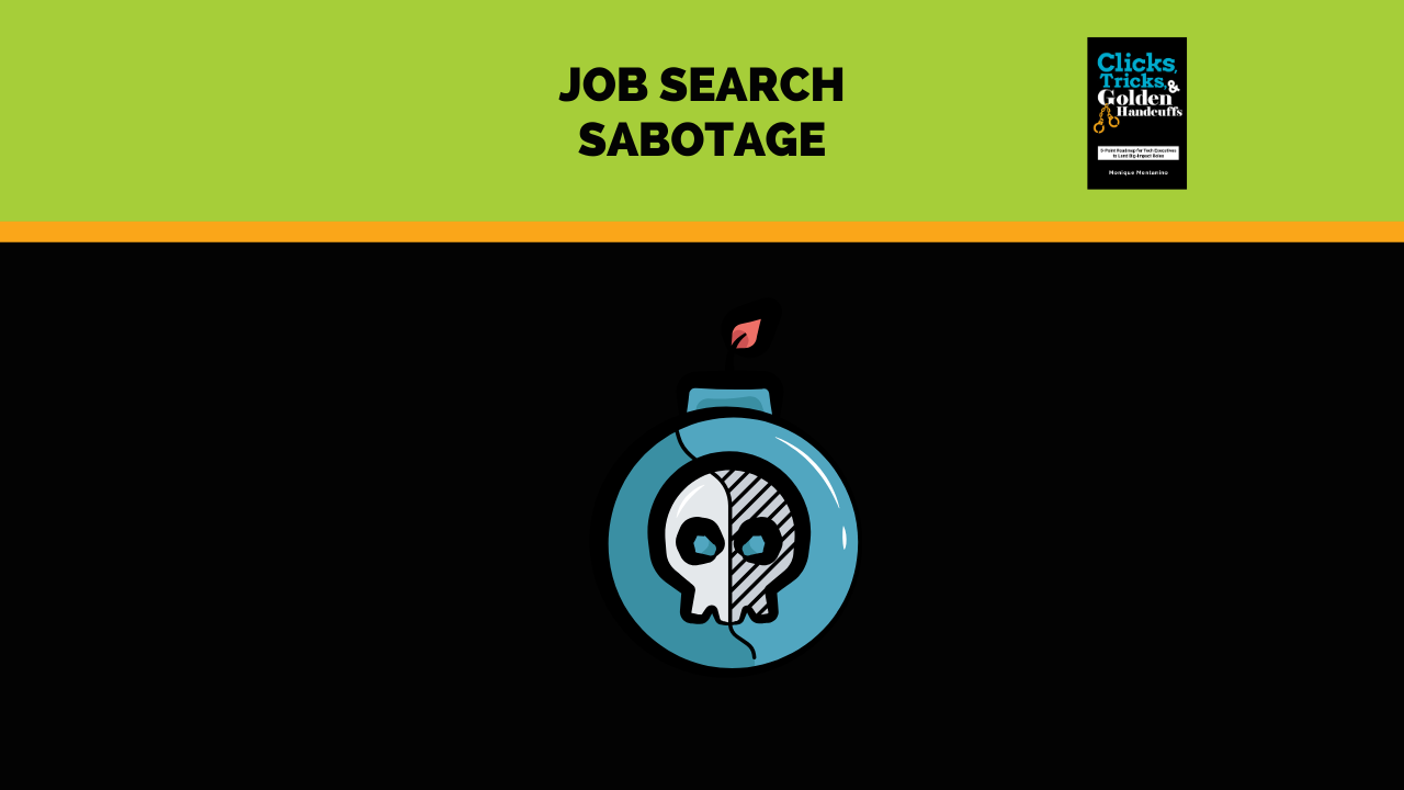 Job search sabotage with a blue bomb